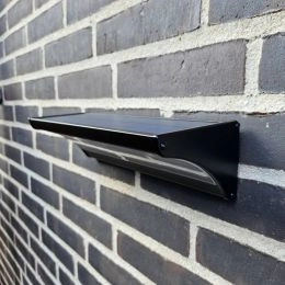 Nordlight XL solcellsvägglampa (svart) - Aktuella erbjudanden