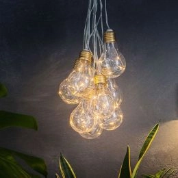 Lumify Vintage solcellsljusslinga med glödlampor - Erbjudanden på solcellsslingor