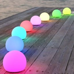 ShapeLight klotformad lampa - solpanel/USB, 20 cm. (ljusfärg kan inställas/ändras) - Ljuskulor för trädgården